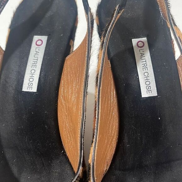 Lautre Chose Wedge Animal Print Shoes - Picture 6 of 7